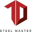 Steel Master Glazen deur steel look